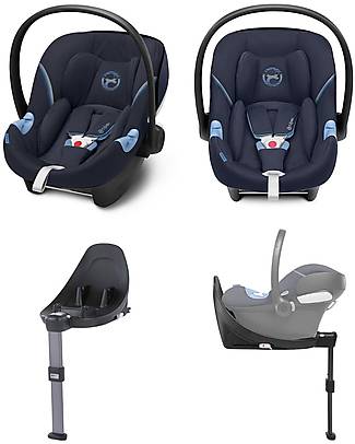 Cybex Seggiolino Auto Aton M i-Size - Navy Blue - Base M Inclusa! Seggiolini Auto Gruppo 0+/1