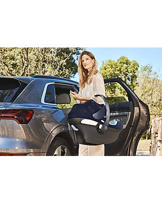 Cybex Seggiolino Auto Aton M i-Size - Navy Blue + Parasole Seggiolini Auto Gruppo 0+/1