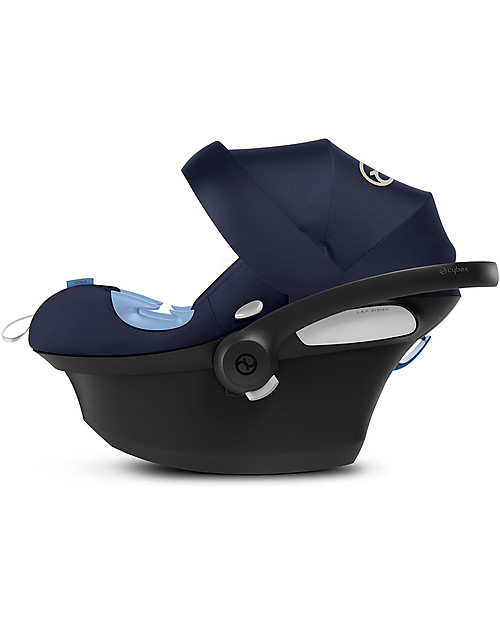 Cybex Seggiolino Auto Aton M i-Size - Navy Blue - Sicuro dalla Nascita Seggiolini Auto Gruppo 0+/1