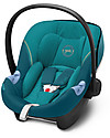 Cybex Seggiolino Auto Aton M i-Size - River Blue - Sicuro dalla Nascita Seggiolini Auto Gruppo 0+/1