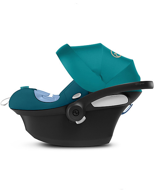 Cybex Seggiolino Auto Aton M i-Size - River Blue - Sicuro dalla Nascita Seggiolini Auto Gruppo 0+/1