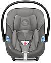 Cybex Seggiolino Auto Aton M i-Size - Soho Grey - Sicuro dalla Nascita Seggiolini Auto Gruppo 0+/1