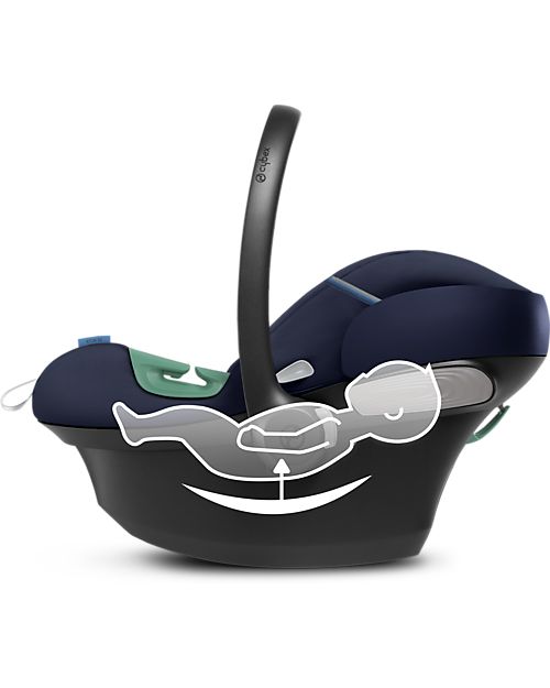 Cybex Seggiolino Auto Aton S2 I-Size - Navy Blue - Gruppo 0+ Seggiolini Auto Gruppo 0+/1