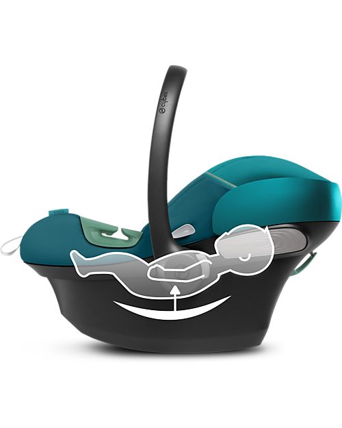 Cybex Seggiolino Auto Aton S2 I-Size - River Blue - Gruppo 0+ Seggiolini Auto Gruppo 0+/1