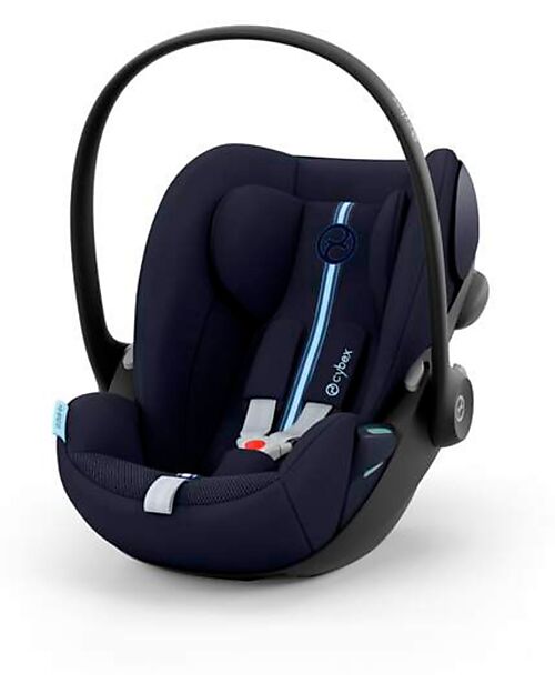 Cybex Seggiolino Auto Cloud G i-Size Plus - Beach Blue - dalla Nascita fino a 24 Mesi  Seggiolini Auto Gruppo 0+/1