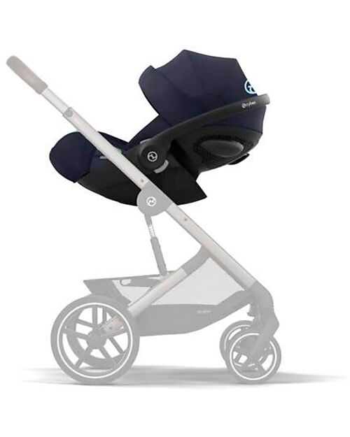 Cybex Seggiolino Auto Cloud G i-Size Plus - Beach Blue - dalla Nascita fino a 24 Mesi  Seggiolini Auto Gruppo 0+/1