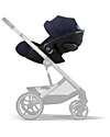 Cybex Seggiolino Auto Cloud G i-Size Plus - Beach Blue - dalla Nascita fino a 24 Mesi  Seggiolini Auto Gruppo 0+/1