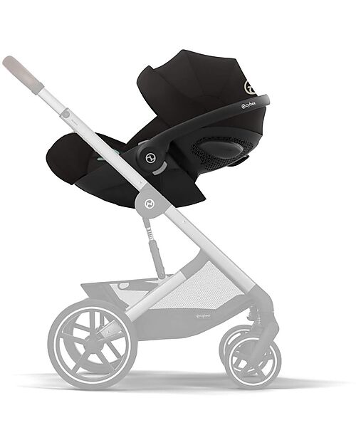 Cybex Seggiolino Auto Cloud G i-Size Plus - Moon Black - dalla Nascita fino a 24 Mesi Seggiolini Auto Gruppo 0+/1