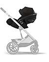 Cybex Seggiolino Auto Cloud G i-Size Plus - Moon Black - dalla Nascita fino a 24 Mesi Seggiolini Auto Gruppo 0+/1