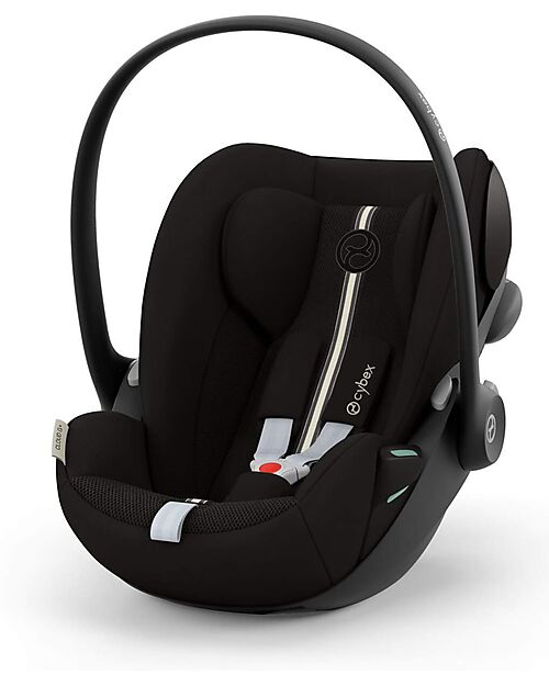 Cybex Seggiolino Auto Cloud G i-Size Plus - Moon Black - dalla Nascita fino a 24 Mesi Seggiolini Auto Gruppo 0+/1