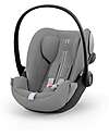 Cybex Seggiolino Auto Cloud G i-Size Plus - Stone Grey - dalla Nascita fino a 24 Mesi Seggiolini Auto Gruppo 0+/1