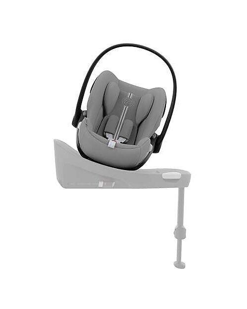 Cybex Seggiolino Auto Cloud G i-Size Plus - Stone Grey - dalla Nascita fino a 24 Mesi Seggiolini Auto Gruppo 0+/1