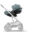 Cybex Seggiolino Auto Cloud G i-Size Plus - Stormy Blue - dalla Nascita fino a 24 Mesi Seggiolini Auto Gruppo 0+/1