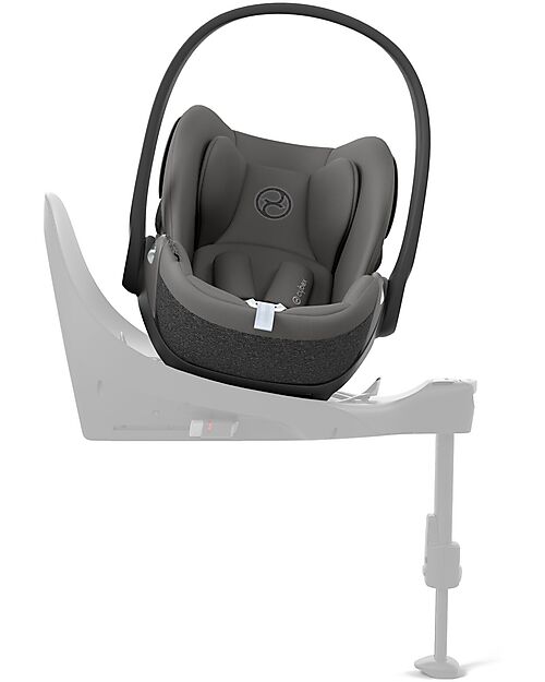 Cybex Seggiolino Auto Cloud T I-Size - Mirage Grey - Innovativa Tecnologia di Reclinazione Seggiolini Auto Gruppo 0+/1