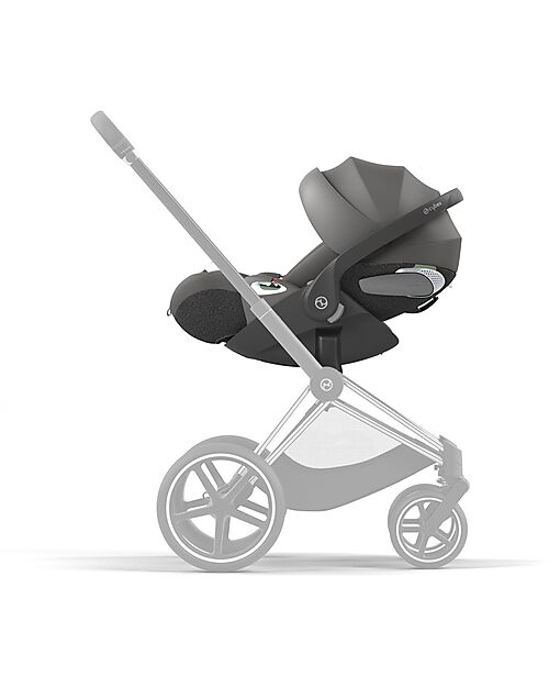Cybex Seggiolino Auto Cloud T I-Size - Mirage Grey - Innovativa Tecnologia di Reclinazione Seggiolini Auto Gruppo 0+/1