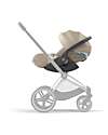 Cybex Seggiolino Auto Cloud T I-Size Plus - Cozy Beige - Tessuto Traspirante in Rete 3D - Innovativa Tecnologia di Reclinazione Seggiolini Auto Gruppo 0+/1