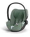 Cybex Seggiolino Auto Cloud T I-Size Plus - Leaf Green - Tessuto Traspirante in Rete 3D - Innovativa Tecnologia di Reclinazione Seggiolini Auto Gruppo 0+/1