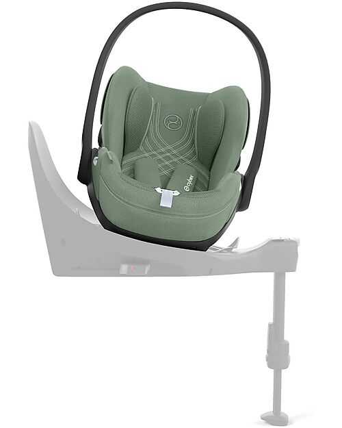 Cybex Seggiolino Auto Cloud T I-Size Plus - Leaf Green - Tessuto Traspirante in Rete 3D - Innovativa Tecnologia di Reclinazione Seggiolini Auto Gruppo 0+/1
