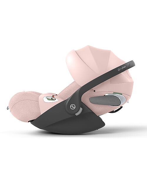Cybex Seggiolino Auto Cloud T I-Size Plus - Peach Pink - Tessuto Traspirante in Rete 3D - Innovativa Tecnologia di Reclinazione Seggiolini Auto Gruppo 0+/1