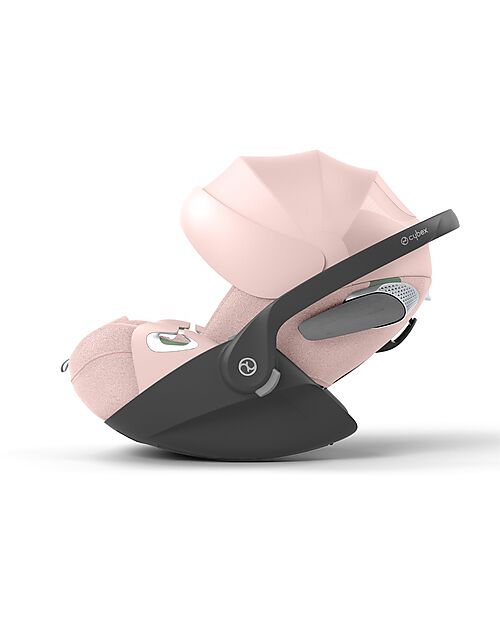 Cybex Seggiolino Auto Cloud T I-Size Plus - Peach Pink - Tessuto Traspirante in Rete 3D - Innovativa Tecnologia di Reclinazione Seggiolini Auto Gruppo 0+/1