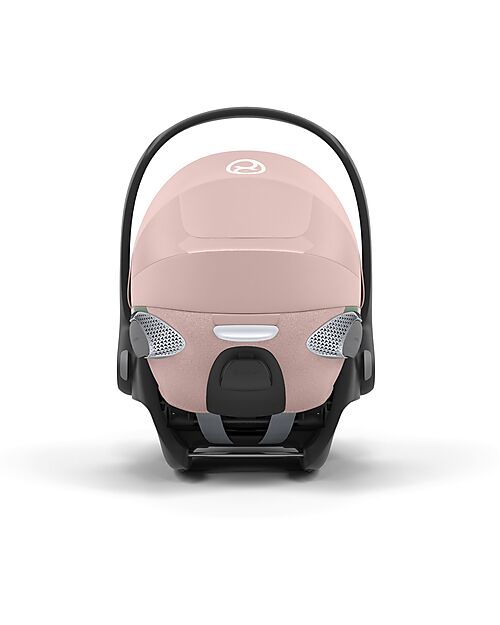 Cybex Seggiolino Auto Cloud T I-Size Plus - Peach Pink - Tessuto Traspirante in Rete 3D - Innovativa Tecnologia di Reclinazione Seggiolini Auto Gruppo 0+/1
