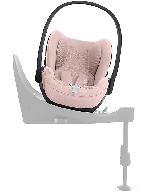 Cybex Seggiolino Auto Cloud T I-Size Plus - Peach Pink - Tessuto Traspirante in Rete 3D - Innovativa Tecnologia di Reclinazione Seggiolini Auto Gruppo 0+/1