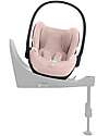 Cybex Seggiolino Auto Cloud T I-Size Plus - Peach Pink - Tessuto Traspirante in Rete 3D - Innovativa Tecnologia di Reclinazione Seggiolini Auto Gruppo 0+/1