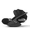 Cybex Seggiolino Auto Cloud T I-Size Plus - Sepia Black - Tessuto Traspirante in Rete 3D - Innovativa Tecnologia di Reclinazione Seggiolini Auto Gruppo 0+/1