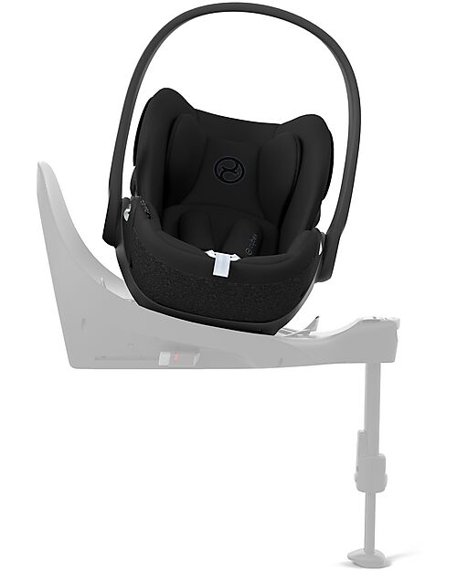 Cybex Seggiolino Auto Cloud T I-Size Plus - Sepia Black - Tessuto Traspirante in Rete 3D - Innovativa Tecnologia di Reclinazione Seggiolini Auto Gruppo 0+/1