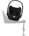 Cybex Seggiolino Auto Cloud T I-Size Plus - Sepia Black - Tessuto Traspirante in Rete 3D - Innovativa Tecnologia di Reclinazione Seggiolini Auto Gruppo 0+/1
