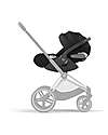 Cybex Seggiolino Auto Cloud T I-Size Plus - Sepia Black - Tessuto Traspirante in Rete 3D - Innovativa Tecnologia di Reclinazione Seggiolini Auto Gruppo 0+/1