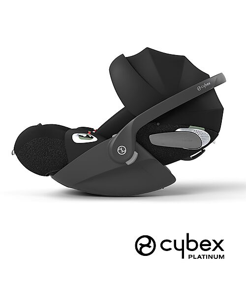 Cybex Seggiolino Auto Cloud T I-Size - Sepia Black - Innovativa Tecnologia di Reclinazione Seggiolini Auto Gruppo 0+/1