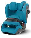 Cybex Seggiolino Auto Pallas G i-Size - Beach Blue/Turquoise - con Cuscino di Sicurezza Avanzata - Gruppo 1/2/3 Seggiolini Auto Gruppo 1/2/3