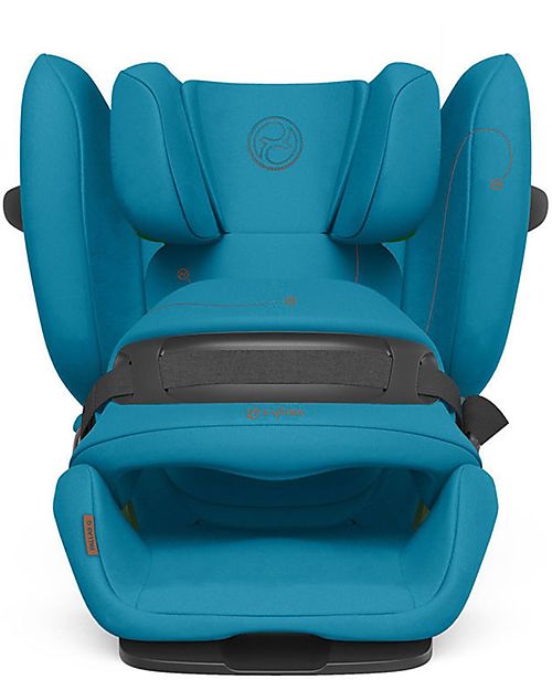 Cybex Seggiolino Auto Pallas G i-Size - Beach Blue/Turquoise - con Cuscino di Sicurezza Avanzata - Gruppo 1/2/3 Seggiolini Auto Gruppo 1/2/3