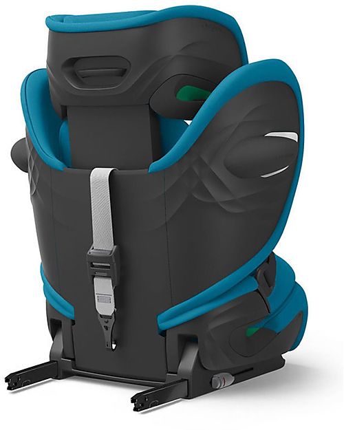 Cybex Seggiolino Auto Pallas G i-Size - Beach Blue/Turquoise - con Cuscino di Sicurezza Avanzata - Gruppo 1/2/3 Seggiolini Auto Gruppo 1/2/3