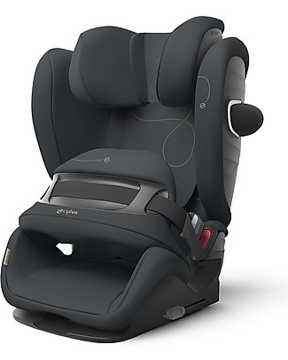 Cybex Seggiolino Auto Pallas G i-Size - Granite Black - con Cuscino di Sicurezza Avanzata Seggiolini Auto Bimbi Piccoli