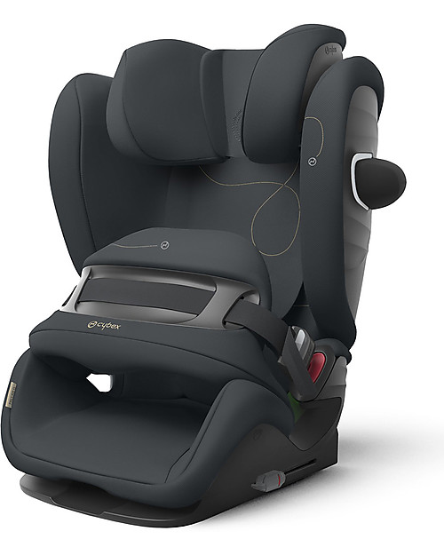 Cybex Seggiolino Auto Pallas G i-Size - Granite Black - con Cuscino di Sicurezza Avanzata Seggiolini Auto Gruppo 1/2/3