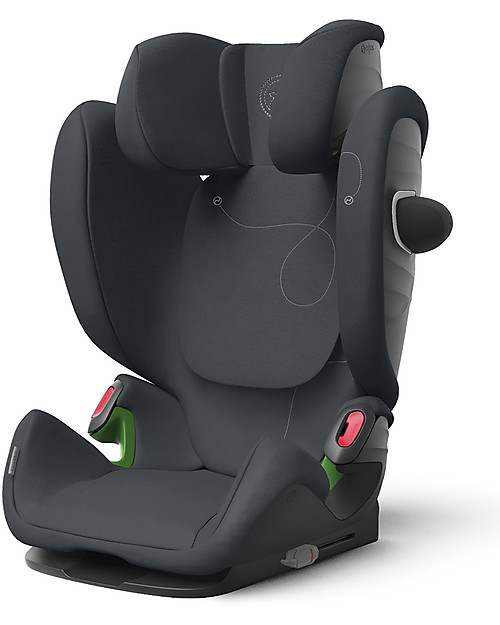 Cybex Seggiolino Auto Pallas G i-Size - Granite Black - con Cuscino di Sicurezza Avanzata Seggiolini Auto Gruppo 1/2/3