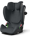 Cybex Seggiolino Auto Pallas G i-Size - Granite Black - con Cuscino di Sicurezza Avanzata Seggiolini Auto Gruppo 1/2/3