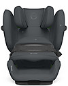 Cybex Seggiolino Auto Pallas G i-Size - Granite Black - con Cuscino di Sicurezza Avanzata Seggiolini Auto Gruppo 1/2/3