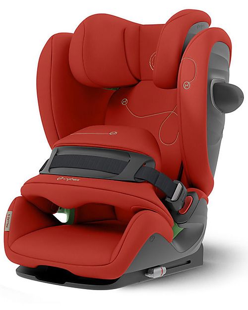 Cybex Seggiolino Auto Pallas G i-Size - Hibiscus Red/Red - con Cuscino di Sicurezza Avanzata - Gruppo 1/2/3 Seggiolini Auto Gruppo 1/2/3