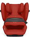 Cybex Seggiolino Auto Pallas G i-Size - Hibiscus Red/Red - con Cuscino di Sicurezza Avanzata - Gruppo 1/2/3 Seggiolini Auto Gruppo 1/2/3