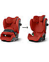 Cybex Seggiolino Auto Pallas G i-Size - Hibiscus Red/Red - con Cuscino di Sicurezza Avanzata - Gruppo 1/2/3 Seggiolini Auto Gruppo 1/2/3