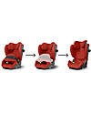 Cybex Seggiolino Auto Pallas G i-Size - Hibiscus Red/Red - con Cuscino di Sicurezza Avanzata - Gruppo 1/2/3 Seggiolini Auto Gruppo 1/2/3