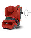 Cybex Seggiolino Auto Pallas G i-Size - Hibiscus Red/Red - con Cuscino di Sicurezza Avanzata - Gruppo 1/2/3 Seggiolini Auto Gruppo 1/2/3