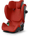 Cybex Seggiolino Auto Pallas G i-Size - Hibiscus Red/Red - con Cuscino di Sicurezza Avanzata - Gruppo 1/2/3 Seggiolini Auto Gruppo 1/2/3