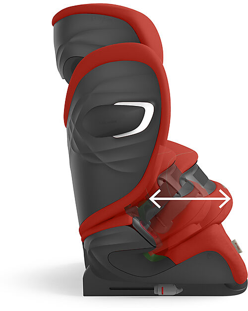 Cybex Seggiolino Auto Pallas G i-Size - Hibiscus Red/Red - con Cuscino di Sicurezza Avanzata - Gruppo 1/2/3 Seggiolini Auto Gruppo 1/2/3