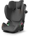 Cybex Seggiolino Auto Pallas G i-Size - Lava Grey/Mid Grey  - con Cuscino di Sicurezza Avanzata - Gruppo 1/2/3 Seggiolini Auto Gruppo 1/2/3