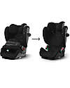 Cybex Seggiolino Auto Pallas G i-Size - Moon Black/Black - con Cuscino di Sicurezza Avanzata - Gruppo 1/2/3 Seggiolini Auto Gruppo 1/2/3