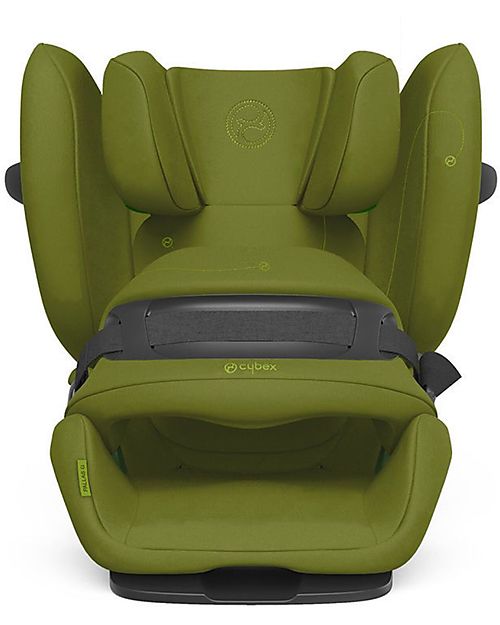 Cybex Seggiolino Auto Pallas G i-Size - Nature Green/Green - con Cuscino di Sicurezza Avanzata - Gruppo 1/2/3 Seggiolini Auto Gruppo 1/2/3